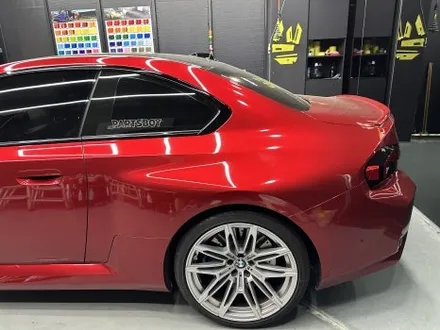 안산 랩핑, BMW G87 M2 사고 보험수리로서 전체 시공. 뱀파이어 레드! / 안양시 동안구 관양동
