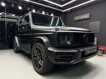 G바겐 랩핑, 사틴의 부드러움 위에 고광택의 날카로움까지! 안양 G63 AMG 랩핑. / 안양시 동안구 관양동
