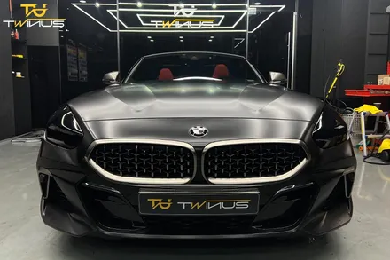 BMWZ4 M40i 사틴블랙 전체랩핑 및 라이트필름 시공 / 안양시 동안구 관양동
