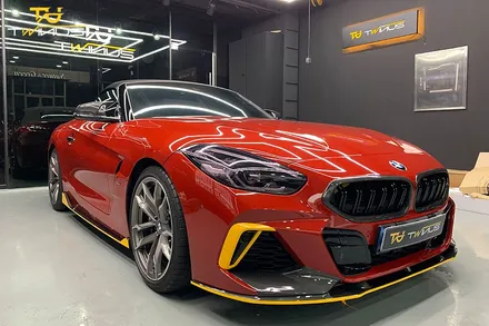 BMW Z4 M40i 포인트 부분랩핑 및 라이트필름 시공 / 안양시 동안구 관양동