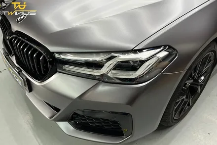 BMW520i 사틴다크그레이 전체랩핑 / 안양시 동안구 관양동