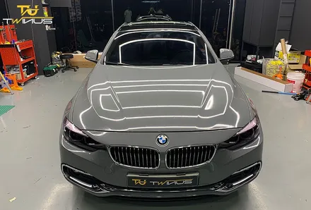 BMW420i 전체랩핑 에이버리 락그레이 시멘트 공구리 랩핑 / 안양시 동안구 관양동
