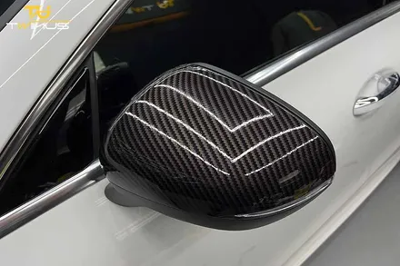 벤츠CLA45S AMG 3M 4D 유광카본 부분랩핑 및 블랙유광 루프스킨 / 안양시 동안구 관양동