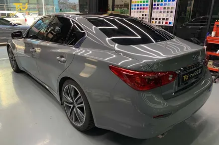인피니티 Q50S 시멘트 공구리 랩핑 에이버리락그레이 전체카스킨 / 안양시 동안구 관양동