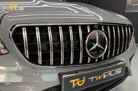 벤츠 E53AMG 전체랩핑 에이버리 락그레이 시공 / 안양시 동안구 관양동