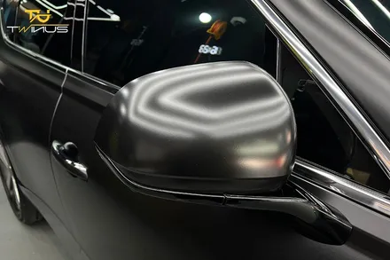안양랩핑 제네시스 GV80 사틴블랙 전체랩핑 / 안양시 동안구 관양동