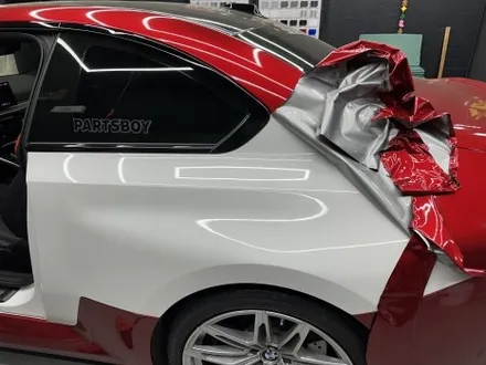 안산 랩핑, BMW G87 M2 사고 보험수리로서 전체 시공. 뱀파이어 레드! / 안양시 동안구 관양동