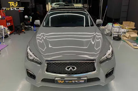 인피니티 Q50S 시멘트 공구리 랩핑 에이버리락그레이 전체카스킨 / 안양시 동안구 관양동