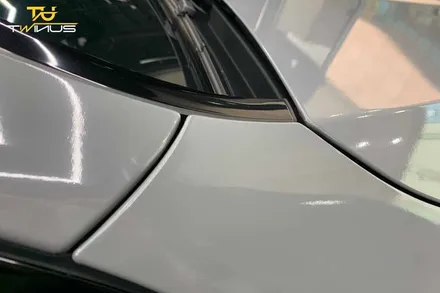 벤츠 E53AMG 전체랩핑 에이버리 락그레이 시공 / 안양시 동안구 관양동
