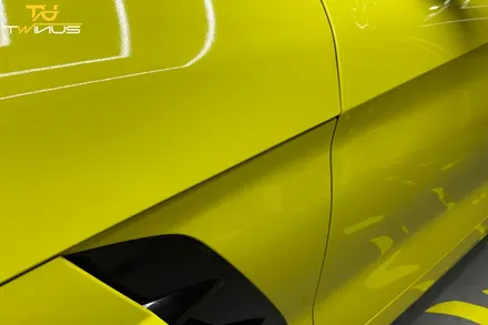 BMW Z4랩핑 20i 에이버리 유광엠뷸런스옐로우 전체랩핑 / 안양시 동안구 관양동