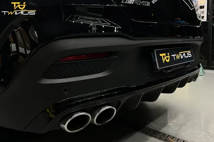 안양자동차랩핑 벤츠 GLE53AMG 크롬죽이기 랩핑 / 안양시 동안구 관양동