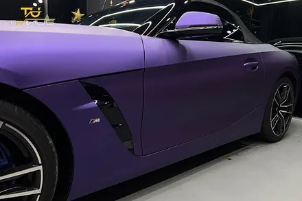 안양랩핑 BMWZ4 20i 무광퍼플메탈릭 전체랩핑 / 안양시 동안구 관양동