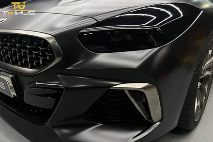 BMWZ4 M40i 사틴블랙 전체랩핑 및 라이트필름 시공 / 안양시 동안구 관양동