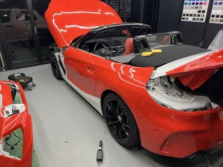 안산 랩핑, 고광택 라바오렌지로 새로운 이미지를 메이킹하다. BMW Z4 M40i 랩핑 맛집 등극! / 안양시 동안구 관양동