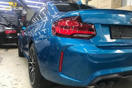 BMW M2랩핑 유광화이트 전체카스킨 / 안양시 동안구 관양동