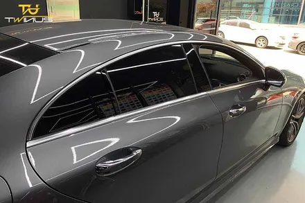 벤츠 CLS 53AMG 창틀 및 손잡이 크롬죽이기 랩핑 / 안양시 동안구 관양동
