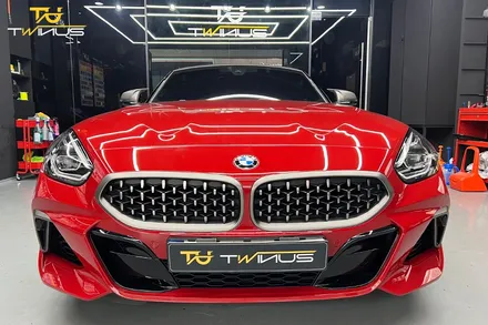 BMW Z4 M40i 부분 PPF 및 사틴블랙 락그레이 전체랩핑 / 안양시 동안구 관양동