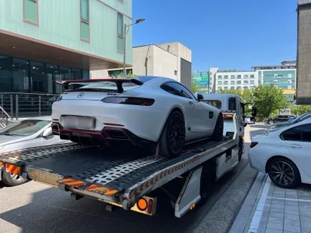 안산 랩핑, AMG GT. 사틴 펄 화이트에서 순정 그레이 그다음은, 고광택 뱀파이어 레드. / 안양시 동안구 관양동