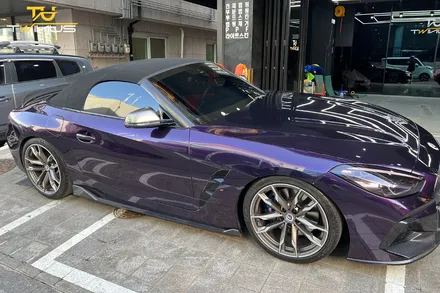 안양랩핑 BMWZ4 M40i 이노즈텍 미드나잇 퍼플 전체랩핑 / 안양시 동안구 관양동