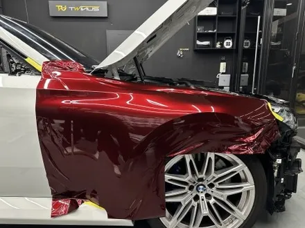 안산 랩핑, BMW G87 M2 사고 보험수리로서 전체 시공. 뱀파이어 레드! / 안양시 동안구 관양동