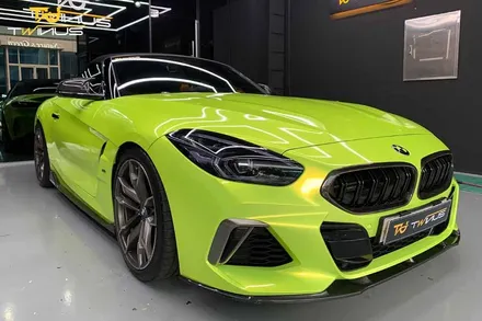 BMW G29 Z4 M40i 택랩 Acid Lime 전체랩핑 / 안양시 동안구 관양동