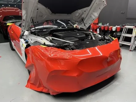 부천 랩핑 사고수리, 카메라에 담기 어려운 BMW Z4 라바오렌지 컬러! / 안양시 동안구 관양동