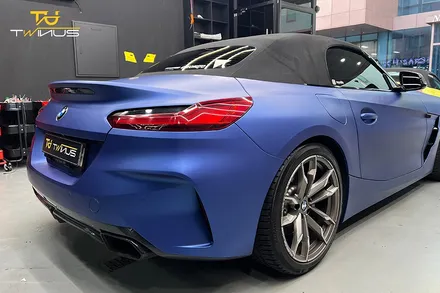 과천랩핑 BMWZ4 M40i 3M Matte Slate Blue 전체랩핑 / 안양시 동안구 관양동