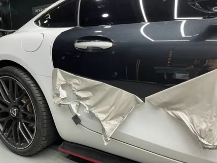안산 랩핑, AMG GT. 사틴 펄 화이트에서 순정 그레이 그다음은, 고광택 뱀파이어 레드. / 안양시 동안구 관양동