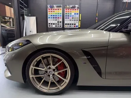 안산 랩핑, 무광에서 고광택으로. BMW Z4 밀레니엄 제이드. / 안양시 동안구 관양동