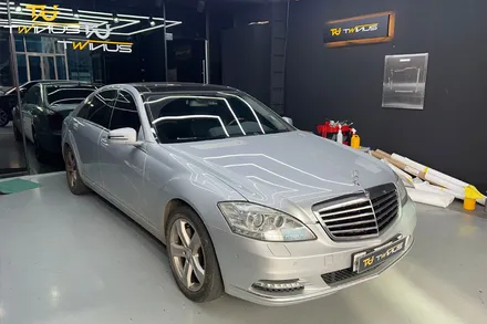 벤츠S350 드레스업 튜닝 사틴블랙 전체랩핑 / 안양시 동안구 관양동
