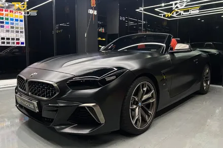 BMWZ4 M40i 사틴블랙 전체랩핑 및 라이트필름 시공 / 안양시 동안구 관양동