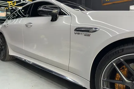 안양랩핑 벤츠AMG GT 63 S 시멘트 크레용 전체랩핑 / 안양시 동안구 관양동