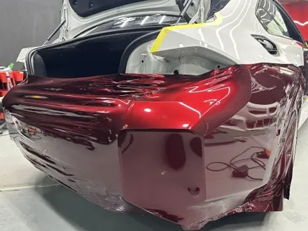안산 랩핑, BMW G87 M2 사고 보험수리로서 전체 시공. 뱀파이어 레드! / 안양시 동안구 관양동