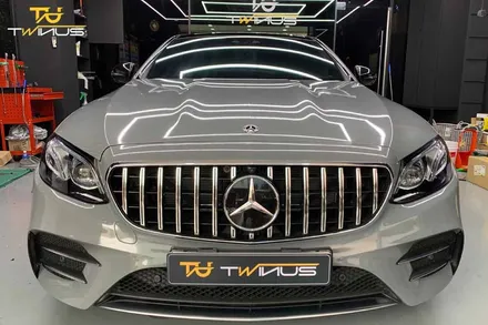 벤츠 E53AMG 전체랩핑 에이버리 락그레이 시공 / 안양시 동안구 관양동
