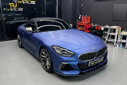 과천랩핑 BMWZ4 M40i 3M Matte Slate Blue 전체랩핑 / 안양시 동안구 관양동