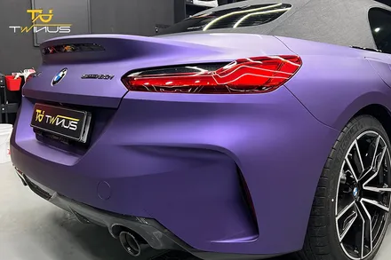 안양랩핑 BMWZ4 20i 무광퍼플메탈릭 전체랩핑 / 안양시 동안구 관양동