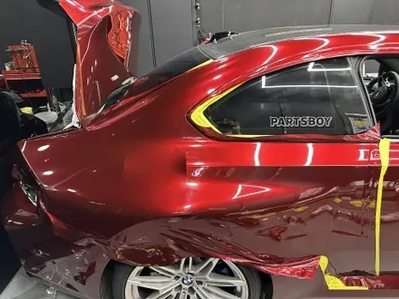 안산 랩핑, BMW G87 M2 사고 보험수리로서 전체 시공. 뱀파이어 레드! / 안양시 동안구 관양동