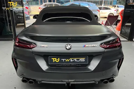 BMW Z4 M40i 부분 PPF 및 사틴블랙 락그레이 전체랩핑 / 안양시 동안구 관양동