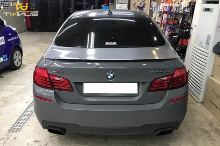 BMW550i 랩핑제거 및 사틴다크그레이 전체랩핑 / 안양시 동안구 관양동