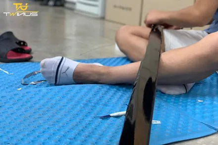 안양루프스킨 랜드로버 보그 블랙유광 부분랩핑 / 안양시 동안구 관양동