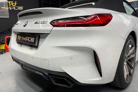 BMWZ4 M40i 사틴블랙 전체랩핑 및 라이트필름 시공 / 안양시 동안구 관양동