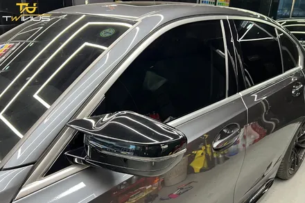 안양랩핑 BMW M340i 윈도우몰딩 크롬죽이기 블랙유광 랩핑 / 안양시 동안구 관양동
