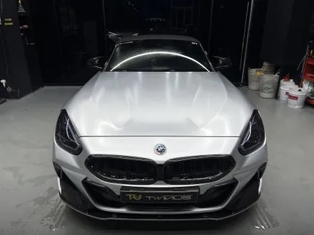 안산 랩핑, 무광에서 고광택으로. BMW Z4 밀레니엄 제이드. / 안양시 동안구 관양동