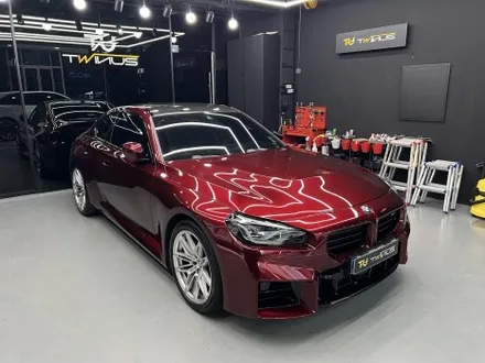안산 랩핑, BMW G87 M2 사고 보험수리로서 전체 시공. 뱀파이어 레드! / 안양시 동안구 관양동