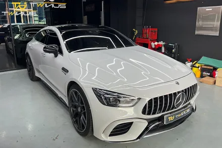 안양랩핑 벤츠AMG GT 63 S 시멘트 크레용 전체랩핑 / 안양시 동안구 관양동