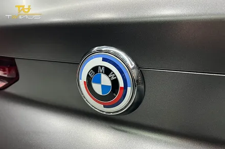 BMWX6 사틴다크그레이 전체랩핑 및 블랙유광 포인트 시공 / 안양시 동안구 관양동