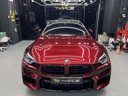 안산 랩핑, BMW G87 M2 사고 보험수리로서 전체 시공. 뱀파이어 레드! / 안양시 동안구 관양동