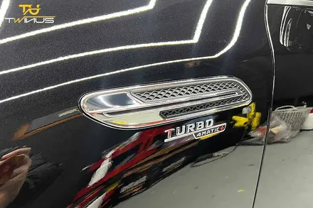 벤츠 AMG GT 43 크롬죽이기 부분랩핑 / 안양시 동안구 관양동