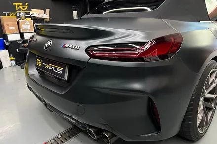 BMW Z4 M40i 부분 PPF 및 사틴블랙 락그레이 전체랩핑 / 안양시 동안구 관양동