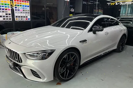 안양랩핑 벤츠AMG GT 63 S 시멘트 크레용 전체랩핑 / 안양시 동안구 관양동